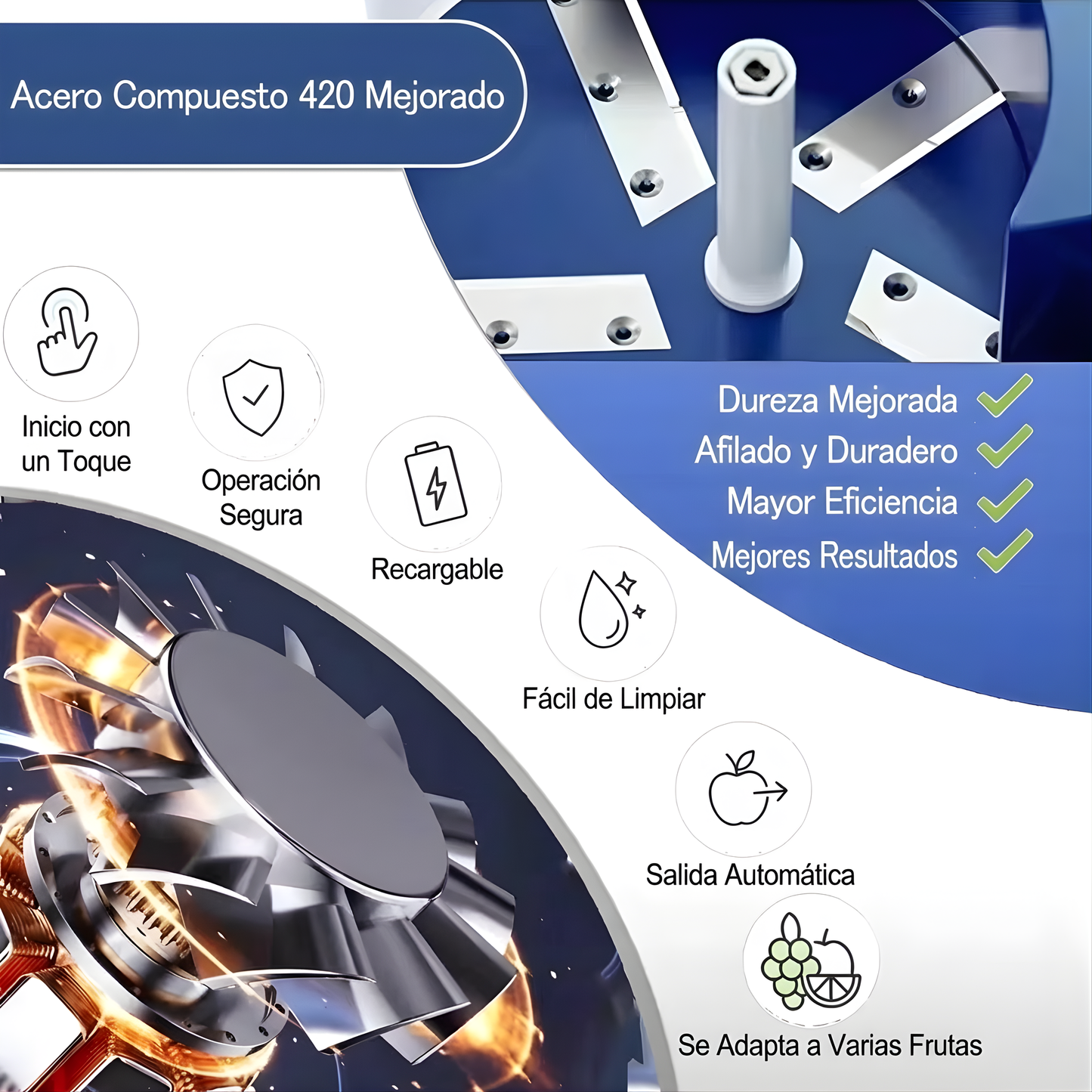 Pelador Eléctrico Mini